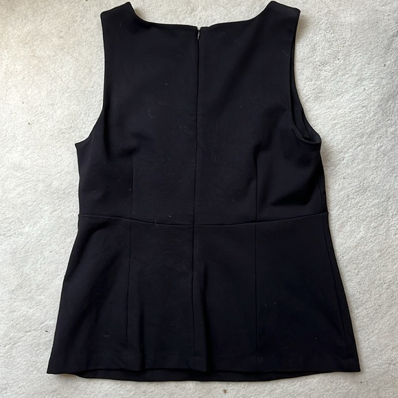 Cabi #224 Ponte Uptown Top. Zipper back closure. Stretchy and comfortable - Picture 2 of 2